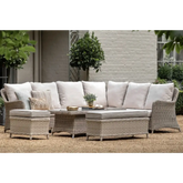 Ascot Corner Suite - Outdoor 9 Seater - outdoor table and chairs