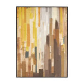Astratto Ochre Canvas Wall Art