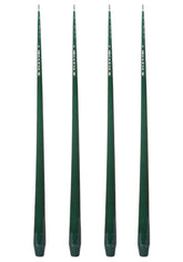 Aurora Tall Slender Taper Candles - Green