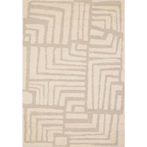 Ava Pave Wave Illusion Rug – Cream Abstract - 120X170 cm / Ava Illusion - Rugs