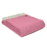 Boa Pure New Wool Throw - Pink - Throws & Blankets