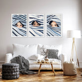Boho Style Wall Decor | Set of 3 Boho Women Wall art Prints