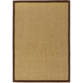 Bordered Natural Non-Slip Sisal Rug - 120X170 cm - Rugs
