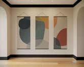 Soft Abstract Shapes Tapestry