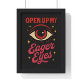 Eager Eyes Lyric Wall Art Print