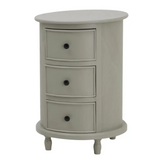 Cabourne Round Side Table - 3 Drawers - Console