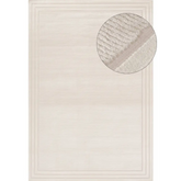 Carmel Cream Bordered Rug | 6060 - 80X150 cm - Rugs