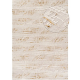 Carmel Cream-Gold Abstract Rug | 6030 - 80X150 cm - Rugs