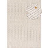 Carmel Cream-Gold Dots Rug | 6080 - 80X150 cm - Rugs