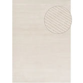 Carmel Cream Striped Rug | 6010 - 80X150 cm - Rugs