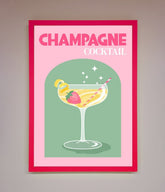 Champagne Cocktail Framed Poster