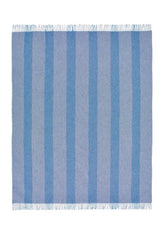 Charlotte's Soft Stripe Merino Wool Throw Blanket