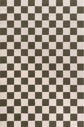 Loft Checkerboard Green Rug
