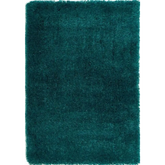 Chicago Dark Teal Shaggy Rug - 90X150 cm - Rugs