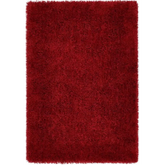 Chicago Red Shaggy Rug - 90X150 cm - Rugs