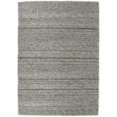 Chunky Natural/Grey Knitted Rug - 80X150 cm - Rugs