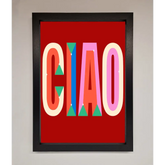 CIAO Framed Wall Art - A3 (29.7 x 42 cm) / Black - Framed Print
