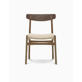 Classical Hans.W CH01 Rattan Dining Chair, Dark Oak| DC Concept
