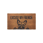 Coir Animal Mats 40x70 cm | 141 - EXCUSE MY FRENCH - Doormat