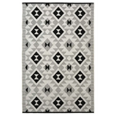 County Geo Chequer Indoor/Outdoor Rug | 11182A - 80X150 cm - Rugs