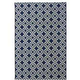 County Geo Indoor/Outdoor Rug | 11419A - 80X150 cm / Blue - Rugs
