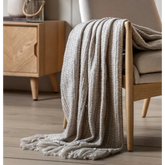 Dalton Throw 170 cm x 130 cm Natural - throw