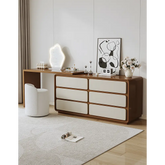 Daniela Corner Dressing Table With Mirror Solid Wood