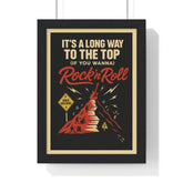 It’s a Long Way to the Top Lyric Print