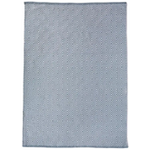 Diamond Denim Blue Hand-woven Rug - Rugs