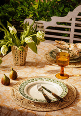 Cordelia Dinner Plate, Green