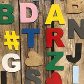 5" or 12" Coloured Metal Alphabet Letters A–Z & 0–9 | Choose Your Colour