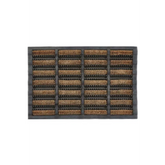 Durable Coir Scraper Doormat - Natural / 45X75 cm - Doormat