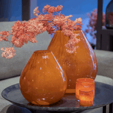 Vase DRUBA - H24 D24 cm - RUSTED BROWN by DutZ