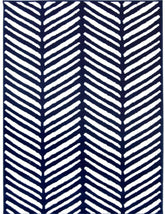 Maestro Herringbone Blue Rug