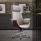 E43 Office Chair, High Back, Grey / Black