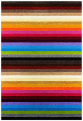 Linea Rainbow Striped Washable Rugs & Runners