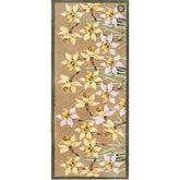 Eco-Friendly Floral-Inspired Mat - Daffodil Blooms / 65X150 cm - Doormat