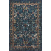 Eco-Washable Blue Rug Vintage Design - 120X185 cm - Rugs