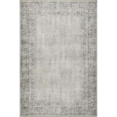 Eco-Washable Grey Rug Bordered Design - 120X185 cm - Rugs