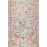Eco-Washable Multicolour Rug Vintage Design - 120X185 cm - Rugs