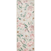 Eco-Washable Rug Flower Design - 75X220 cm / Pink - Rugs