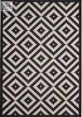 Black and white diamond geometry ecology outdoor rug black perfect for stylish outdoor spaces