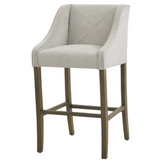 Elle Tall Bar Stool - Soft Grey - Bar Stool