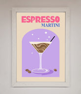 Espresso Martini Lilac Framed Print