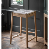 Eton Bar Stool no back - oak - Bar Stool