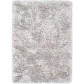 Extravagance Silver Grey Shaggy Rug - 80X150 cm - Rugs