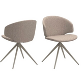 Ezra Dining Chairs x 2 - Beige - Bar Stool