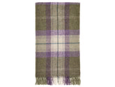 Skye Shetland Pure New Wool Throw - Heather