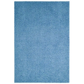 Fiji Sky Blue Washable Solid Shaggy Rug - 100X150 cm - Rugs