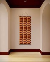 Retro wiggle stripe Tapestry
